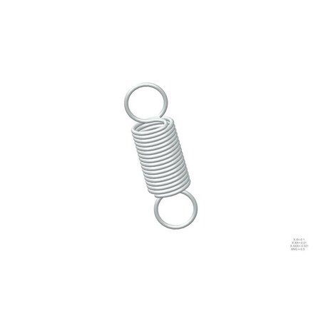 Approved Vendor Extension Spring, O=1.000, L= 3.50, W= .095 G809966986
